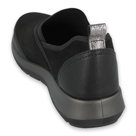 Încălțăminte Befado pentru femei 156D006 negru argint 2