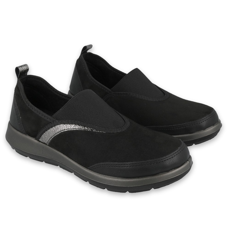 Încălțăminte Befado pentru femei 156D006 negru argint 5