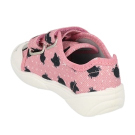 Pantofi copii Befado 907P150 CATS negru roz argint 2