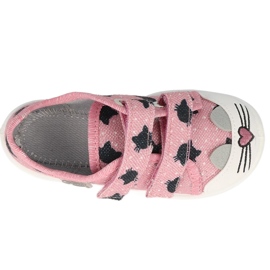 Pantofi copii Befado 907P150 CATS negru roz argint 3