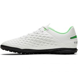 Ghete de fotbal Nike Tiempo Legend 8 Club Tf M AT6109 030 alb alb 1