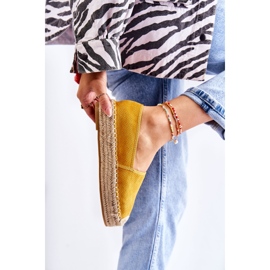 PG1 Espadrile de damă pe platforma galbenă Marise 1 PG1 Espadrile de damă pe platforma galbenă Marise 1