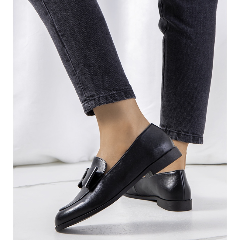 Pantofi Hoge de dama de culoare neagra negru 2