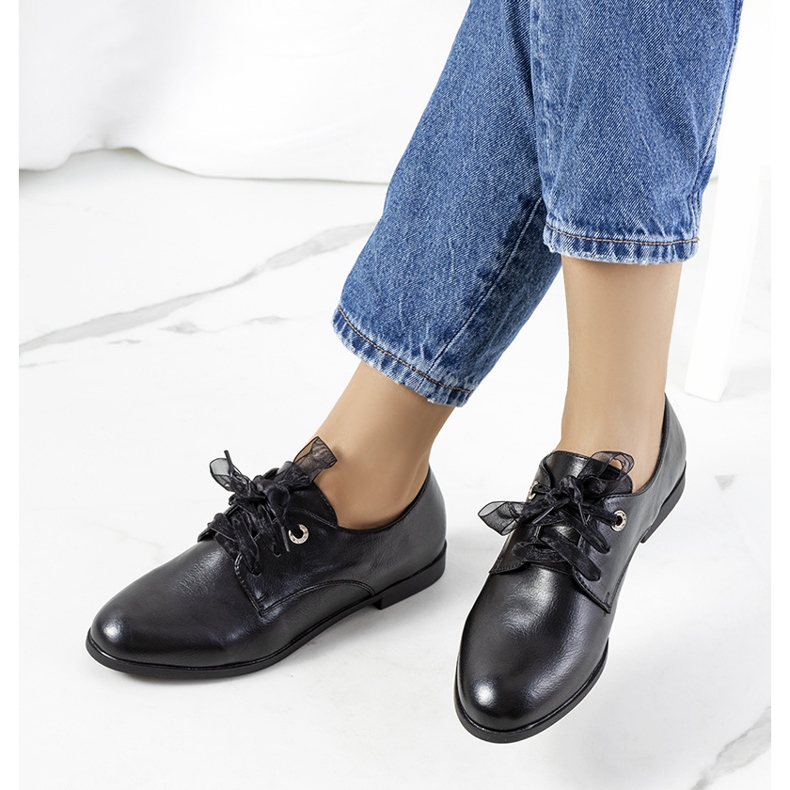 PA1 Pantofi negri Andries negru 1