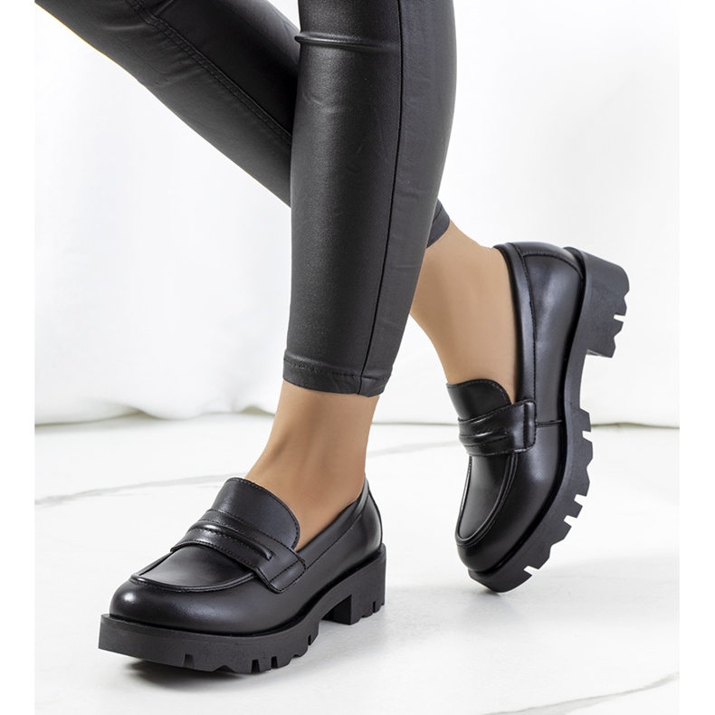Mocasini Crotty negri negru 1