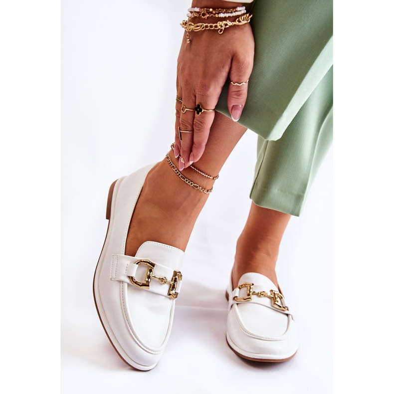 WS1 Mocasini Coriso albi de dama 2