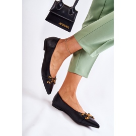 WS1 Balerini De Damă În Spitz Cu Ornament Carlos Negru 2 WS1 Balerini De Damă În Spitz Cu Ornament Carlos Negru 2