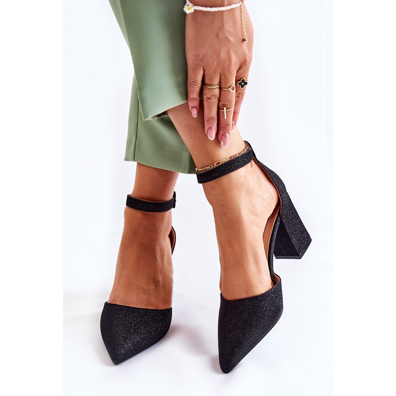 WS1 Negru strălucitor Amira Pompe Pe Un Bar 2