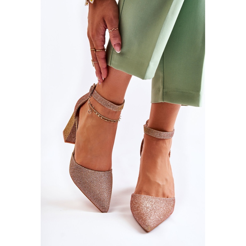 WS1 Pompe strălucitoare pe o bară Aur închis Amira de aur 1 WS1 Pompe strălucitoare pe o bară Aur închis Amira de aur 1