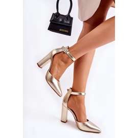 WS1 Pompe din piele pe un stâlp Salira de aur înalt 2