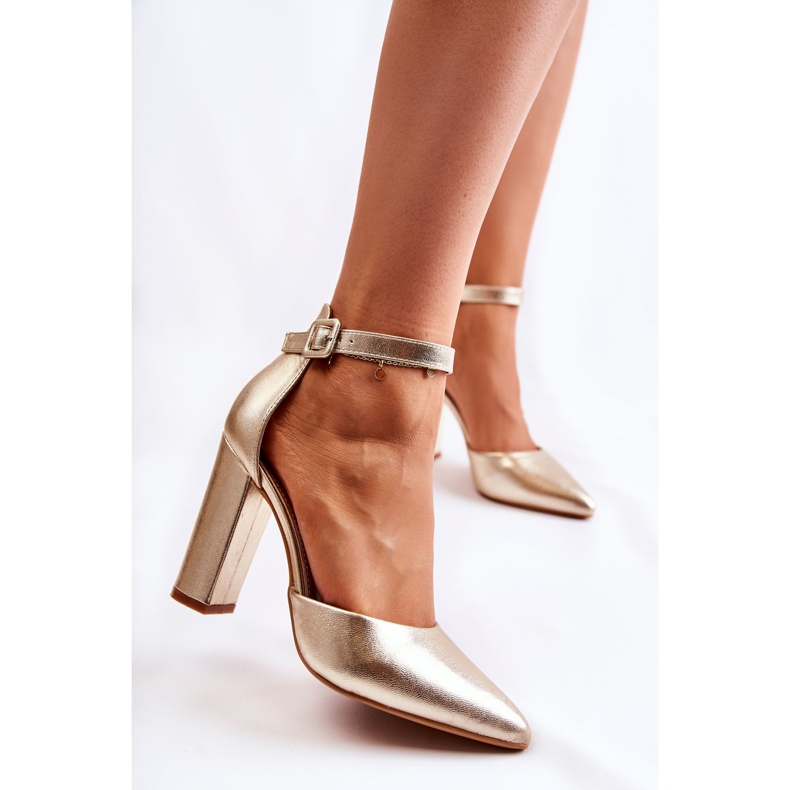 WS1 Pompe din piele pe un stâlp Salira de aur înalt 1