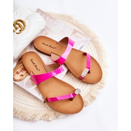 WS1 Flip-flops de damă lăcuți fucsia Jimena roz 1