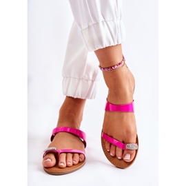 WS1 Flip-flops de damă lăcuți fucsia Jimena roz 3