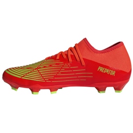Pantofi adidas Predator Edge.3 L Fg M GW0994 roșu portocale si rosii 1