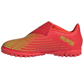 Pantofi Adidas Predator Edge.4 V Tf Jr GV8480 roșu portocale si rosii 1