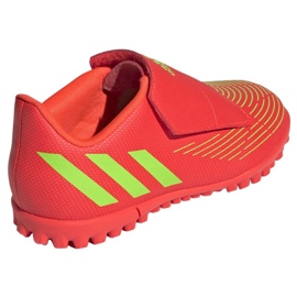 Pantofi Adidas Predator Edge.4 V Tf Jr GV8480 roșu portocale si rosii 3