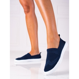 SHELOVET Sliponi albastru marin 5