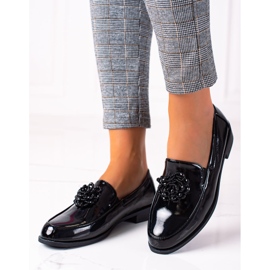 SHELOVET Mocasini de dama negru 2