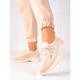 SHELOVET Pantofi de fitness comozi bej 1 SHELOVET Pantofi de fitness comozi bej 1