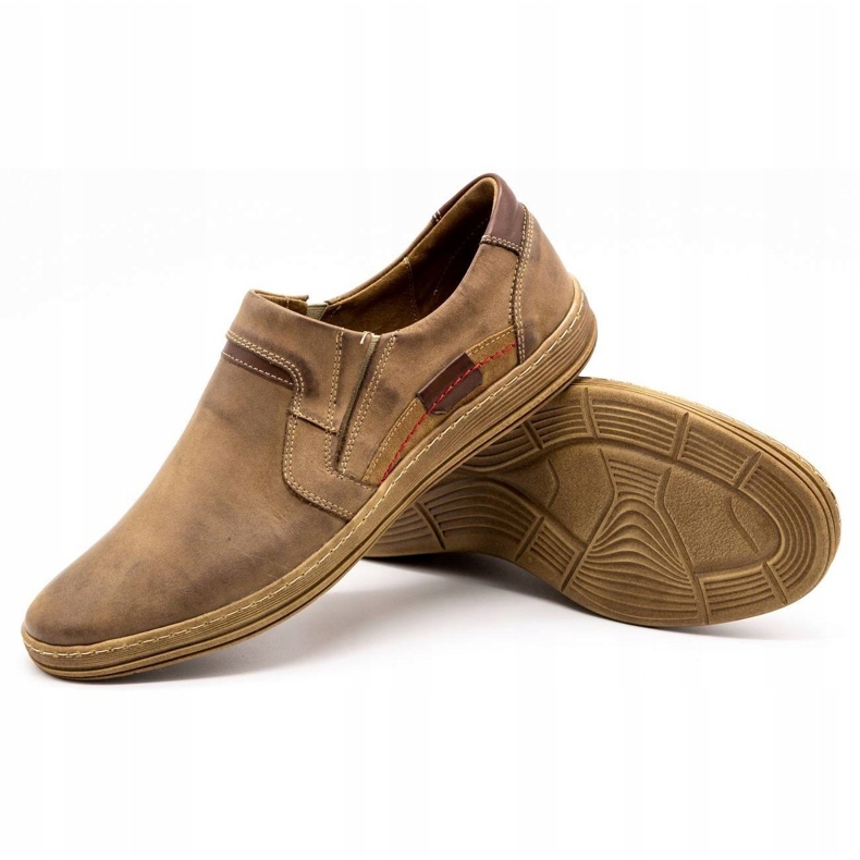 Olivier Mocasini din piele pentru bărbați 520 maro 3