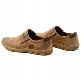 Olivier Mocasini din piele pentru bărbați 520 maro 6