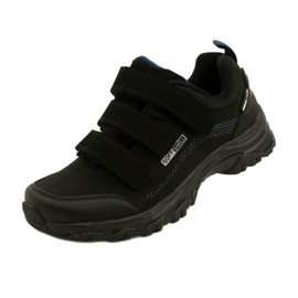 American Club Pantofi sport pentru femei Softshell pentru Velcro American WT52/22 Black negru 5