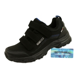American Club Pantofi sport pentru femei Softshell pentru Velcro American WT52/22 Black negru 7
