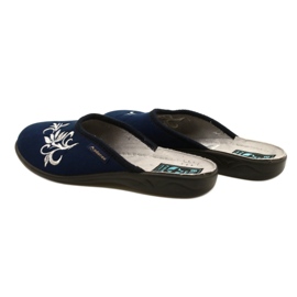 Papuci de velur Adanex 27860 bleumarin albastru 6