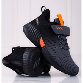 Tenisi ajurati gri inchis pentru copii Vico 1