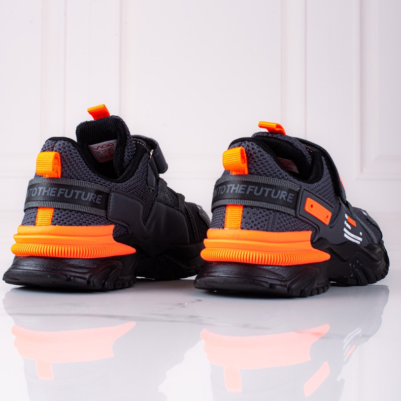 Vico Pantofi sport pentru baieti Shelovet cu talpa groasa multicolor portocale gri 1 Vico Pantofi sport pentru baieti Shelovet cu talpa groasa multicolor portocale gri 1