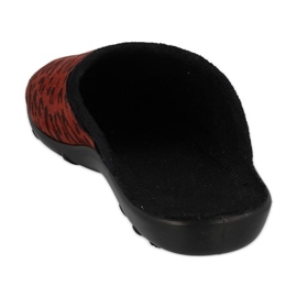 Pantofi de dama colorati Befado 235D182 negru roșu 1