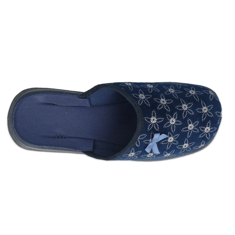 Pantofi dama Befado pu 019D126 albastru marin argint 2