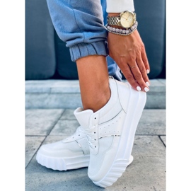 Pantofi sport dama Perla White alb 2
