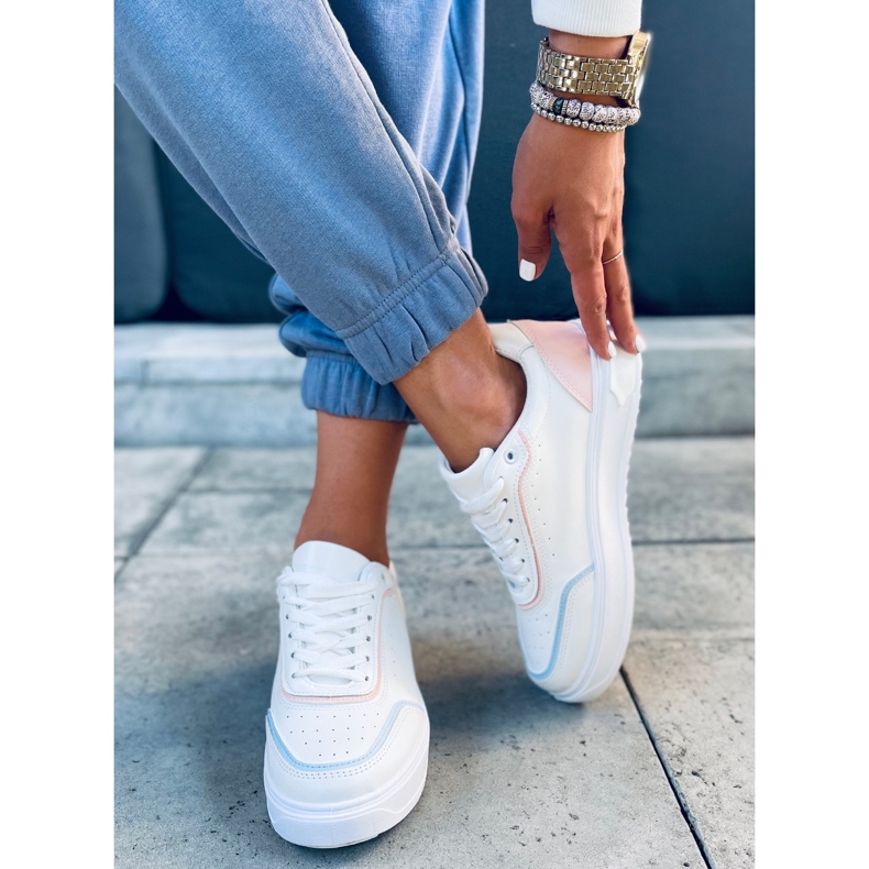 Adidași Eila Pink alb albastru roz 2