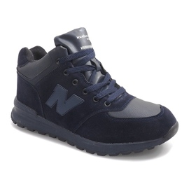 Cizme de zapada calduroase H1737D Bleumarin albastru 1