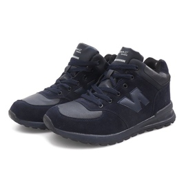 Cizme de zapada calduroase H1737D Bleumarin albastru 2