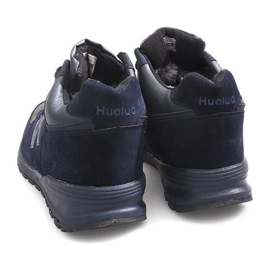 Cizme de zapada calduroase H1737D Bleumarin albastru 4