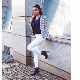 Olivier Cizme de piele pentru femei izolate cu tocuri înalte de pământ maro 1