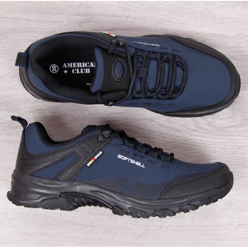 Pantofi de trekking American Club W AM901A bleumarin albastru 2