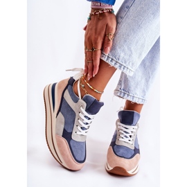 PS1 Pantofi sport de piele intoarsa de dama albastru-gri Elisse roz 2 PS1 Pantofi sport de piele intoarsa de dama albastru-gri Elisse roz 2