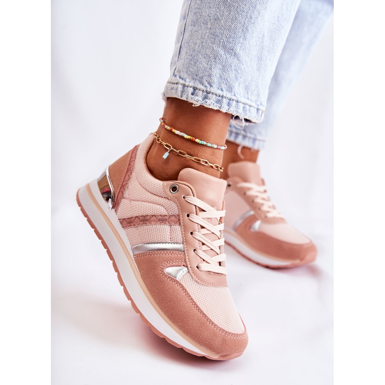 PG1 Pantofi sport clasici de damă Pink Elenes roz 1 PG1 Pantofi sport clasici de damă Pink Elenes roz 1