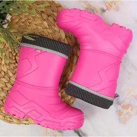 Galoșuri pentru fete Befado roz cu încălzitor detașabil 2