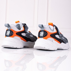 Adidași pentru băieți Shelovet pe o platformă groasă, gri multicolor 2