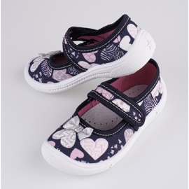 Papuci pentru fete Viggami Dorothy a inimii albastru marin 1