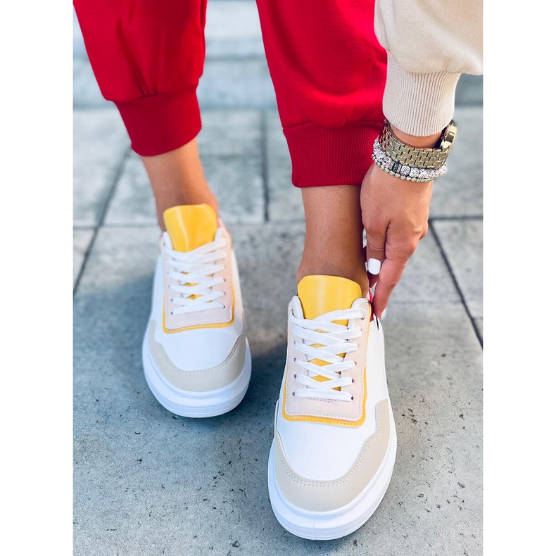 Pantofi sport dama Dory Burgundy alb 1