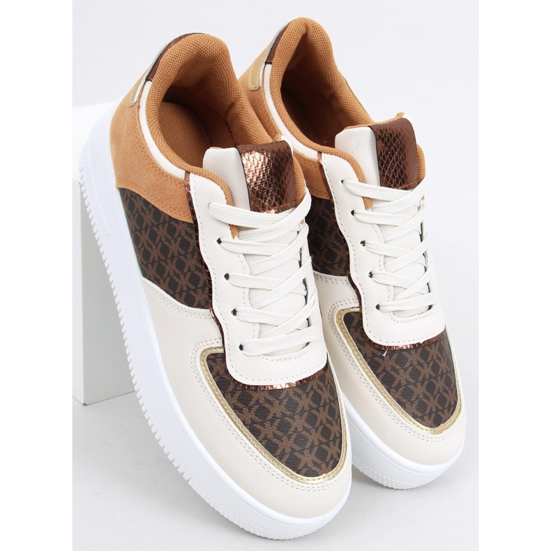 Pantofi sport dama Glovi Camel maro multicolor 2