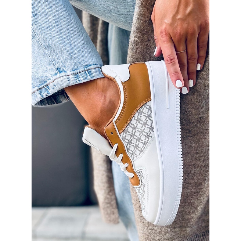 Pantofi sport dama Glovi White alb multicolor 1 Pantofi sport dama Glovi White alb multicolor 1