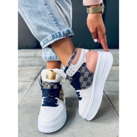 Tenisi înalți Axel Navy alb multicolor 3