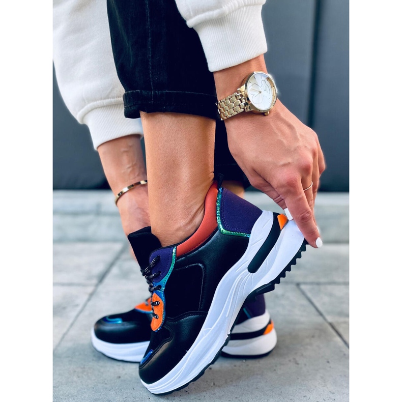 Adidasi Otavia NEGRI / PORTOCALI negru 1