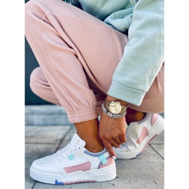 Tenisi Cruz Pink alb roz multicolor 1